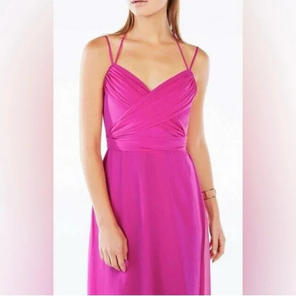 Size 4 BCBG Max Azria Rosabelle maxi dress NWT - Picture 3 of 5